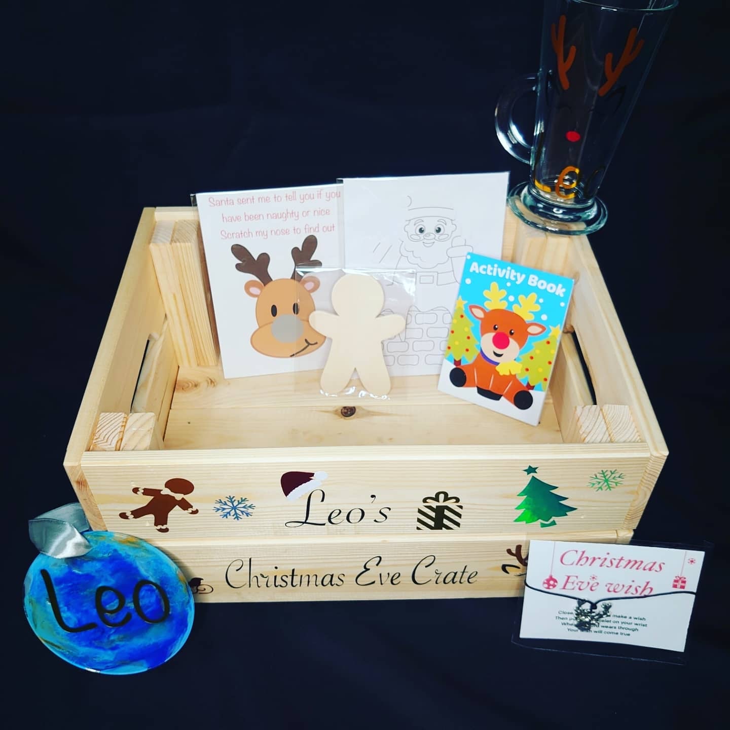 Natural Christmas Crate