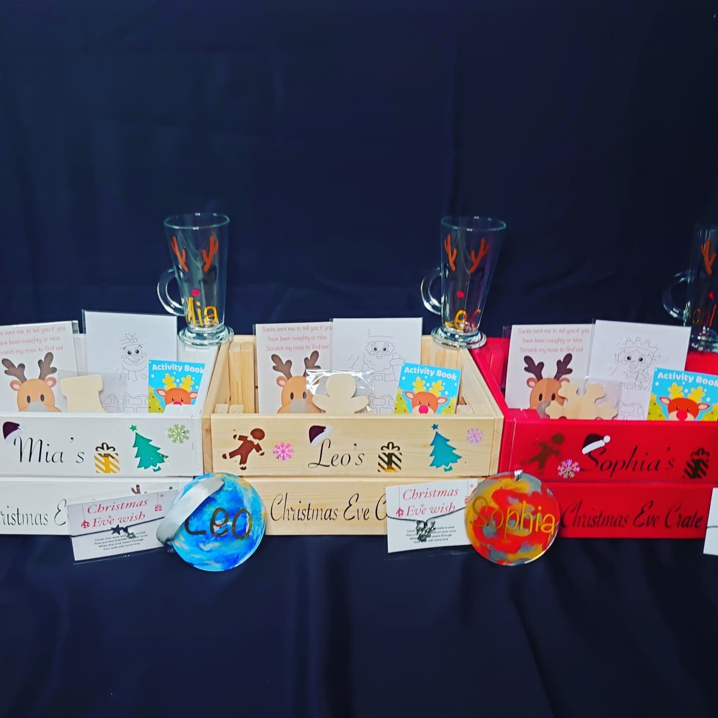 Natural Christmas Crate