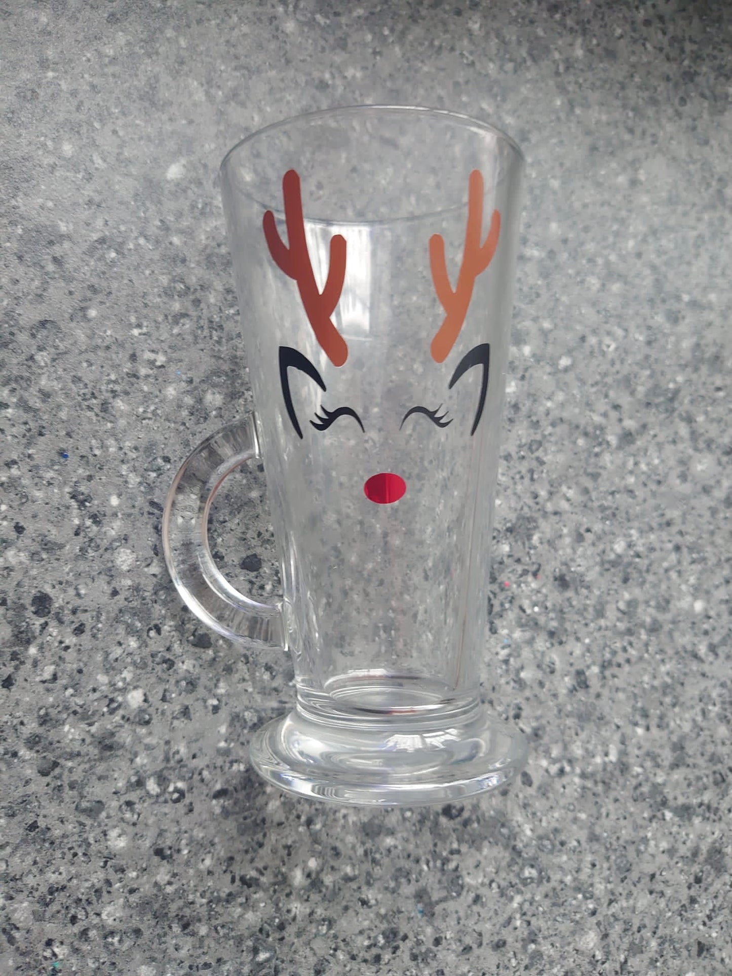 Reindeer Hot Chocolate Glass