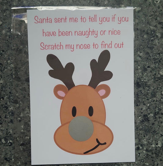 Naughty or Nice Scratch Card