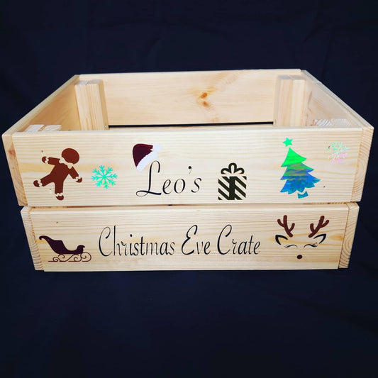 Natural Christmas Crate